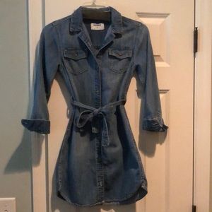 Girls denim dress